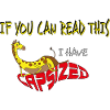 Funny little giraffe