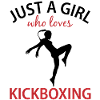 Kickboxerin Spruch Geschenk Damen Mädchen