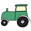 Drawn tractor