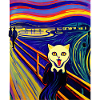 Impressionistic Funny Cat Screaming Impressionism