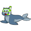 Seal Diver Snorkel Diving