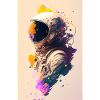 Astronaut painting ZEN