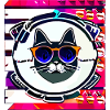 Funny Summer Cat logo