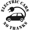 Voitures électriques Non merci