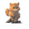 Dessin de chat mignon