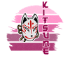 Masque japonais Tengu Hannya Kitsune