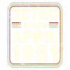 Birthday April 1951 Retro Gift