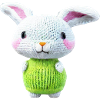 Cute knitted bunny