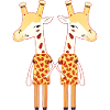 Girafes amoureuses