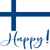 DRAPEAU FINLANDAIS - SIGNE HEUREUX