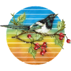Bunter Vogel