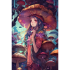 Anime Mushroom Girl
