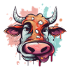 Comic Cow Caricature