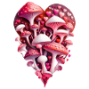 Heart of mushrooms