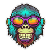 Psychedelic monkey