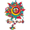 Trippy flower with one eye