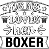 Cette fille aime son boxer