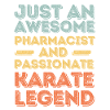 Pharmacist Karate legend retro