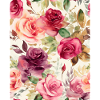Wasserfarben Rose