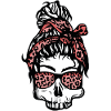 Female Skull // Illustration