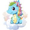 DIno Baby Rainbow Gift