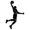 Basketball Player Silhouette Basketball