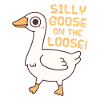 Cute Silly Goose On The Loose