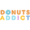 Donuts addict blue stars