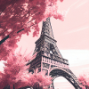 Paris in pink