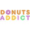 Donuts addict purple green
