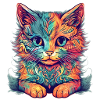 Chat abstrait