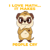 Angry meerkat likes math