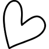 Simple heart symbol