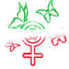 Femme Vie Liberté, Papillons,Iran,Drapeau