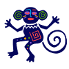 Ancient Mexican Symbol, Monkey, Monkey