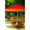 Outdoor Asian Cafe