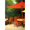 Outdoor Asian Cafe