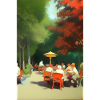Outdoor Asian Cafe