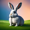 Rabbit in Sunset