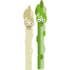 Asperges,Asperges vertes,Paire,Paire d’asperges