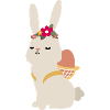 Motiv Osterhase mit Korb