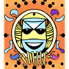 Absurde illustration, Smile à lunettes