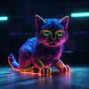 Neon Cat 3