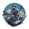 Fisherman on the Sea