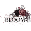 Red Black Flower T-Shirt