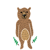 U Wildin' Bear (Blanc)