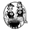 Girls Grilling