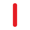 Red line through the middle