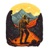 Retro miner with tools