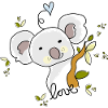 Koala in love